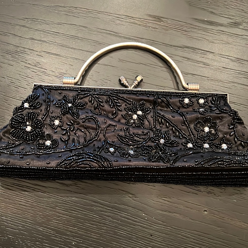 Beaded evening bag